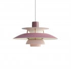 Louis Poulsen PH5 Mini Pendant Hues of rose