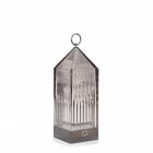 Kartell Lantern LED Portable Table Lamp Smoke