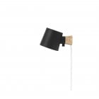 Normann Copenhagen Rise Wall Light Black Cable and Plug