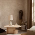Ferm Living Hebe Medium Off-White/ Natural on Table