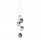 Bocci 73V Series Multi 5 Pendants Grey 1