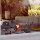 Marset Chispa Outdoor LED Portable Table Lamp Lifestyle Window