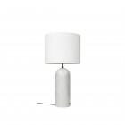 Gubi Gravity XL Floor Lamp Low White Shade/White Marble