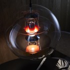 Verpan VP Globe Coloured Glass Pendant Close Up