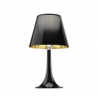 Flos Miss K Table Lamp Aluminised Black On