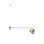 Fabbian Beluga Arm Wall Light - Yellow