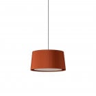 Santa & Cole GT6 Pendant Terracotta with Black Cable