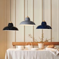 Anglepoise Original 1227 Brass Midi Wide Pendant all Colours