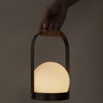 Audo Copenhagen Carrie Leather LED Table Lamp