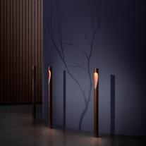 Louis Poulsen Flindt Garden Bollard LED Light Long Corten