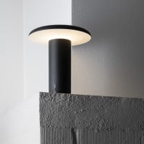 Black Artemide Takku LED Portable Table Lamp