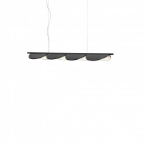 Flos Almendra S4 Linear LED Pendant Anthracite