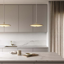 Design For The People Blanche Pendant in Kitchen