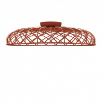 Flos Skynest LED Ceiling Light Brick Red