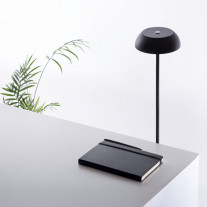 Black Axolight Float LED Floor Lamp