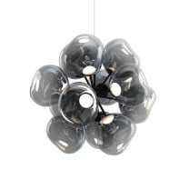  Tom Dixon Melt Burst LED Chandelier Nickel