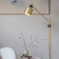 Bert Frank Riddle Single Floor Lamp Lifestyle Side Table