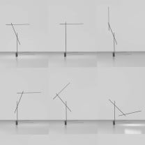 Nemo Flamingo LED Floor Lamp Positions