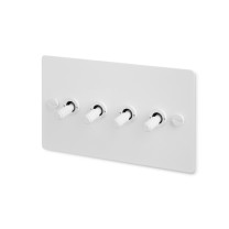 Buster + Punch 4G Toggle Switch White Cross