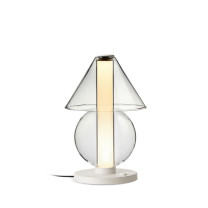 Marset Fragile S LED Table Lamp White - Cone & Sphere