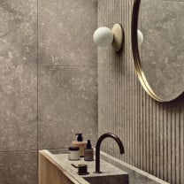 J. Adams & Co Orbit Wall Light Travertine - Off