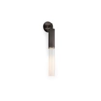 J. Adams & Co Flume Wall Light Bronze Clear