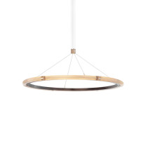 J. Adams & Co Strata Circular Pendant 1200 Satin Brass