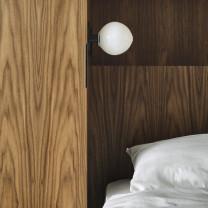 SkLO Stem 1x Wall / Ceiling Light Beside Bed