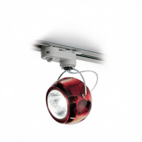 Fabbian Beluga Single Track Light - Red