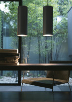 Karboxx Tube Pendant Light - Carbon Fibre 30