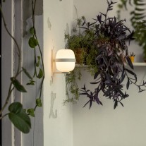 White Santa & Cole Wally Cestita Wall Light