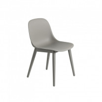 Muuto Fiber Sidechair Normal Shell - Grey/grey