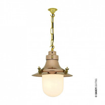 Original BTC Ships Decklight Polished Copper Opal Glass