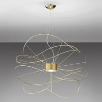 Axolight Hoops LED Suspension Gold 4 in Room