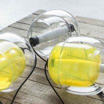 Yellow and Transparent Brokis Capsula LED Pendants