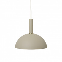 ferm LIVING Collect Pendant Dome High Cashmere Socket with Cashmere Shade