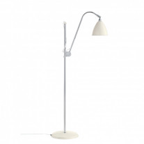 Bestlite BL3 Floor Lamp Small Soft White Semi Matt Shade/Chrome Base