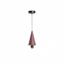 Petite Friture LED Cherry Pendant Small Brown Red & Rose Gold