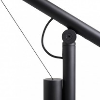 HAY Fifty-Fifty LED Table Lamp Soft Black