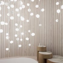 Brokis Ivy Suspension Lights in Bathroom