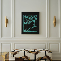 Porta Romana Neolith Wall Light Galactic Gold in Pairs