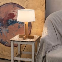 Santa & Cole FAD Table Lamp Besides Chair