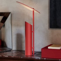 Verpan Reflect Table Lamp Red in Situ