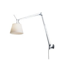 Artemide Tolomeo Mega Wall Light Aluminium Parchment 32