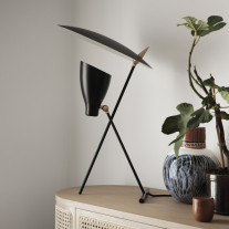 Warm Nordic Silhouette Table Lamp Black Noir