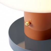 &Tradition Setago Table Lamp in Rust & Thunder