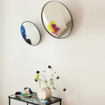 Petite Friture Francis Mirror - Large Blue in situ