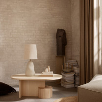 Ferm Living Hebe Medium Off-White/ Natural on Table