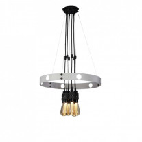 Buster + Punch Hero Chandelier - Stone / Smoked Bronze