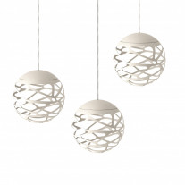 Lodes Kelly Cluster Sphere LED Trio Matte White 9010